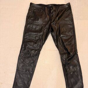 Black Distressed Slim Jeans • Cult of Individuality • Size 44